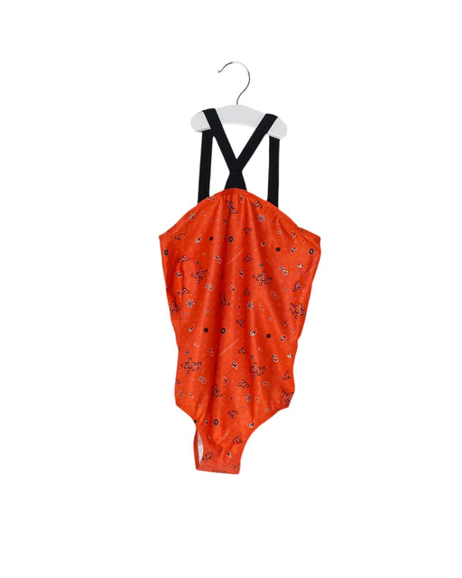 A Orange Swimsuits from Opening Ceremony x A For Apple  in size 6T for girl. (Front View)
