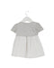 A Grey Short Sleeve Dresses from Natures Purest in size 3-6M for girl. (Back View)
