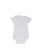 A Pink Short Sleeve Bodysuits from Chicco in size 6-12M for girl. (Back View)