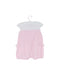 A Pink Short Sleeve Rompers from Mayoral in size 3-6M for girl. (Back View)