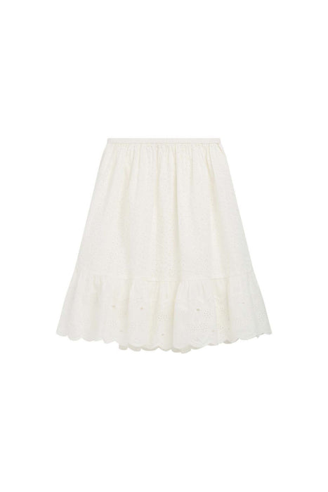 A White Long Skirts from Bonpoint in size 8Y for girl. (Front View)