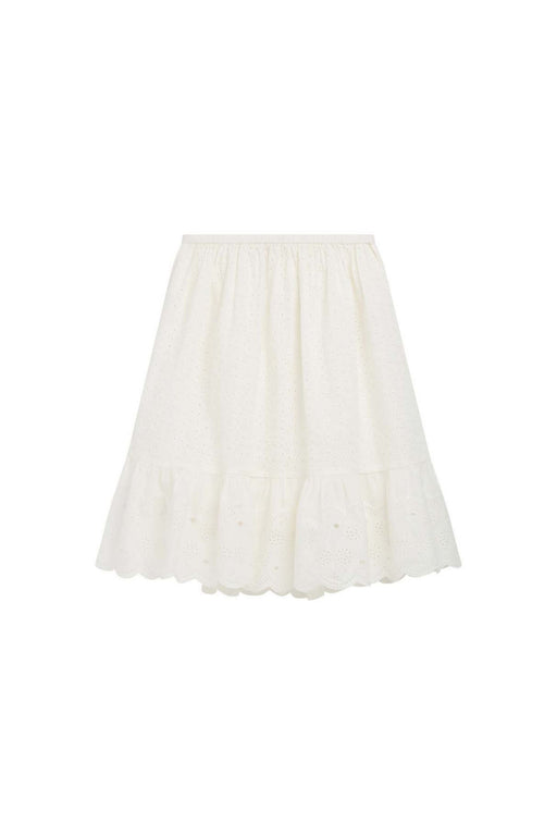 A White Long Skirts from Bonpoint in size 8Y for girl. (Front View)
