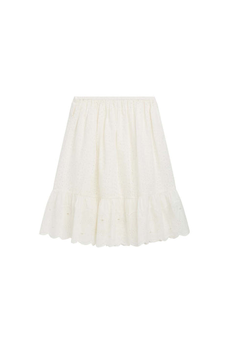 A White Long Skirts from Bonpoint in size 8Y for girl. (Back View)