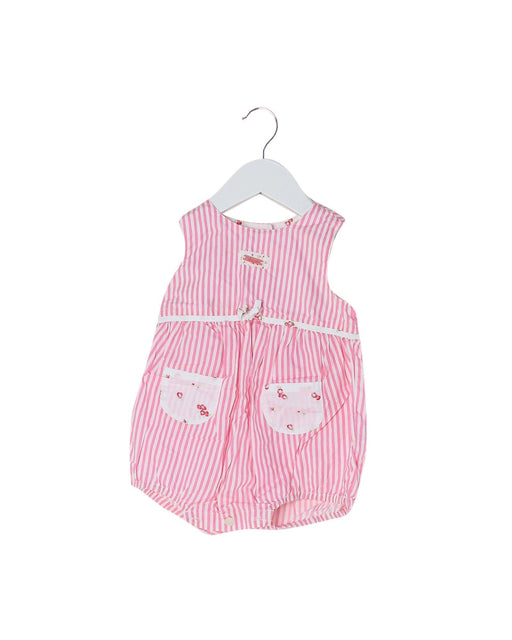 A Pink Sleeveless Bodysuits from Chicco in size 3-6M for girl. (Front View)