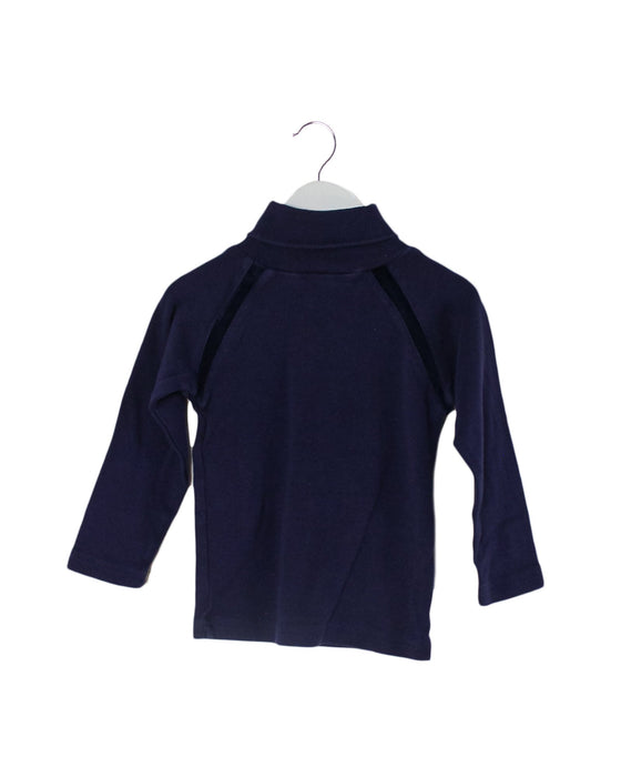 A Navy Long Sleeve Tops from Milk on the Rocks in size 4T for boy. (Front View)