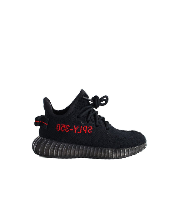 A Black Sneakers from Adidas in size 6T for boy. (Back View)