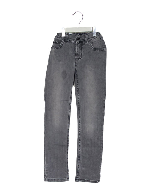 A Grey Jeans from Jacadi in size 8Y for girl. (Front View)