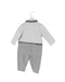 A Grey Long Sleeve Jumpsuits from Chickeeduck in size 6-12M for boy. (Back View)