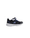 A Black Sneakers from Skechers in size 12-18M for boy. (Back View)