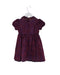 A Purple Short Sleeve Dresses from Alviero Martini in size 4T for girl. (Back View)