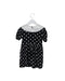A Black Short Sleeve Dresses from The Tiny Universe in size 6-12M for girl. (Back View)