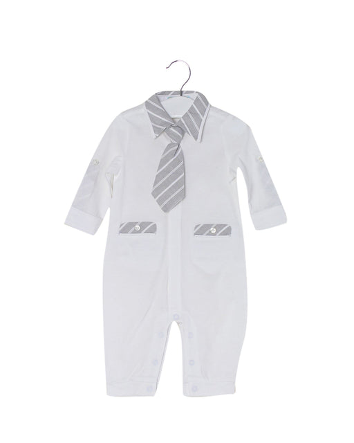 A White Long Sleeve Jumpsuits from Nicholas & Bears in size 3-6M for boy. (Front View)