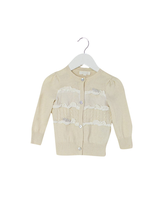A Beige Cardigans from Nicholas & Bears in size 12-18M for girl. (Front View)