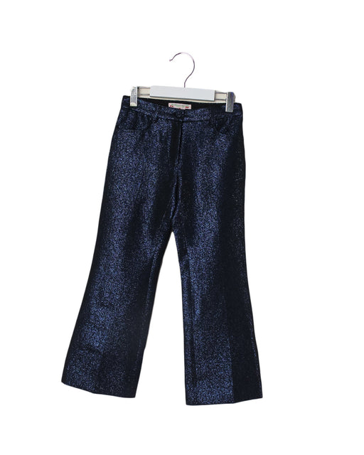 A Navy Casual Pants from Bonpoint in size 8Y for girl. (Front View)