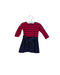 A Pink Long Sleeve Dresses from Ralph Lauren in size 3-6M for girl. (Front View)