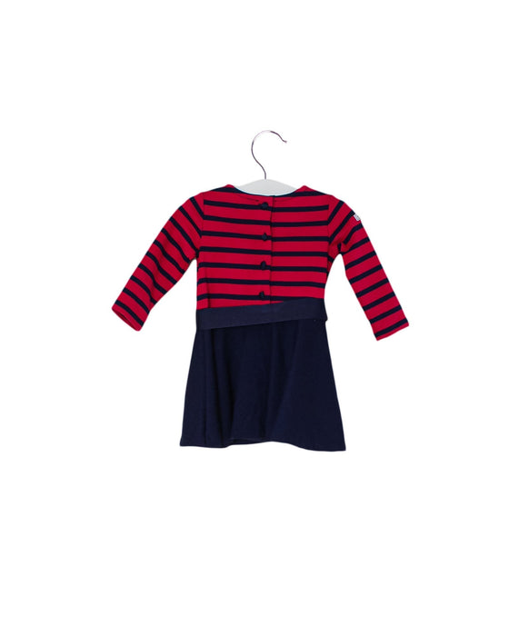 A Pink Long Sleeve Dresses from Ralph Lauren in size 3-6M for girl. (Back View)