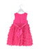 A Pink Sleeveless Dresses from Cinderella in size 3T for girl. (Back View)