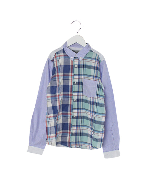 A Blue Shirts from Bonpoint in size 4T for boy. (Front View)