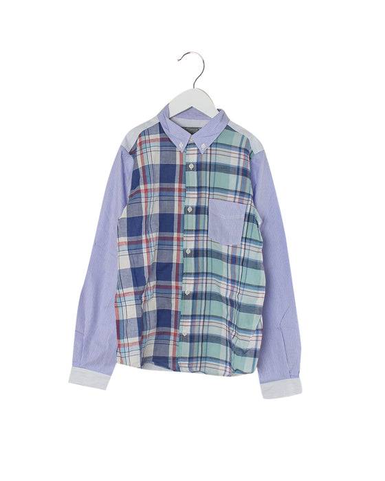 A Blue Shirts from Bonpoint in size 4T for boy. (Front View)