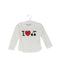 A Ivory Long Sleeve Tops from Bonpoint in size 3-6M for girl. (Front View)