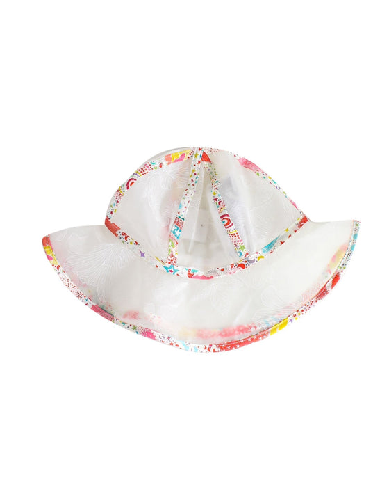 A Transparent Sun Hats from Bonpoint in size 6T for girl. (Front View)