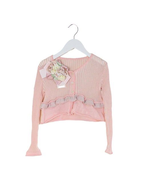 A Pink Cardigans from I Pinco Pallino in size 2T for girl. (Front View)