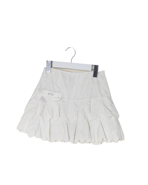 A White Short Skirts from Nicholas & Bears in size 4T for girl. (Front View)