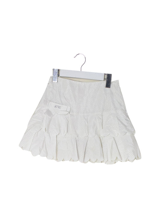 A White Short Skirts from Nicholas & Bears in size 4T for girl. (Front View)