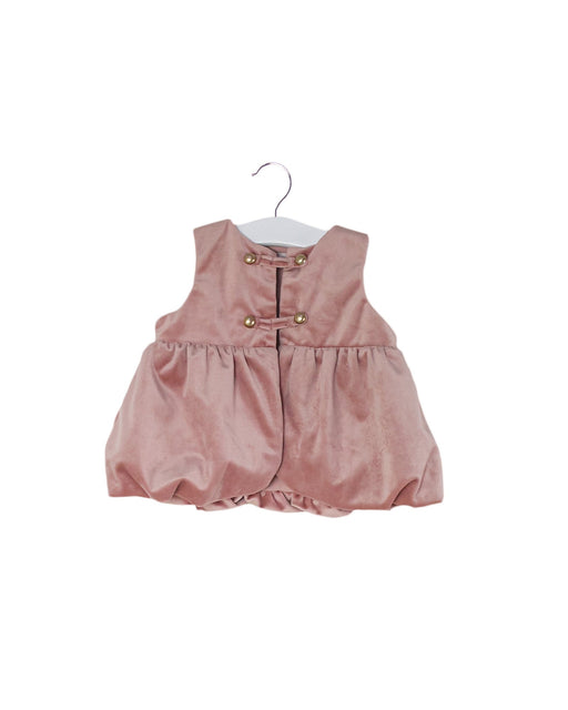 A Pink Dress Up Vests from Catherine Malandrino in size 6-12M for girl. (Front View)