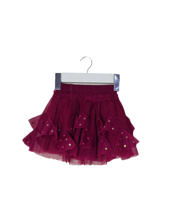 A Purple Tulle Skirts from Eliane et Lena in size 6-12M for girl. (Front View)