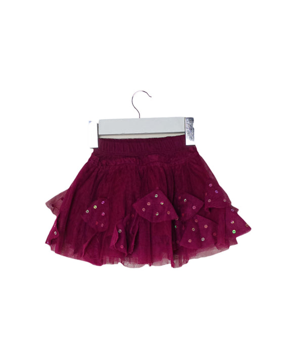A Purple Tulle Skirts from Eliane et Lena in size 6-12M for girl. (Back View)