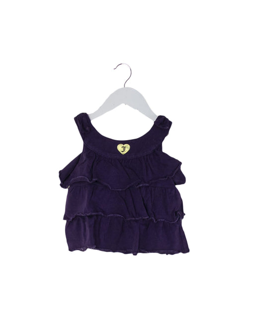 A Purple Sleeveless Dresses from Juicy Couture in size 6-12M for girl. (Front View)