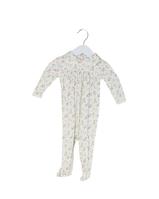 A Beige Long Sleeve Jumpsuits from Ralph Lauren in size 3-6M for girl. (Front View)