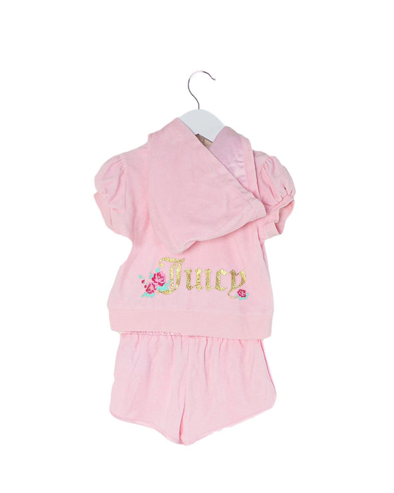 A Pink Shorts Sets from Juicy Couture in size 18-24M for girl. (Back View)