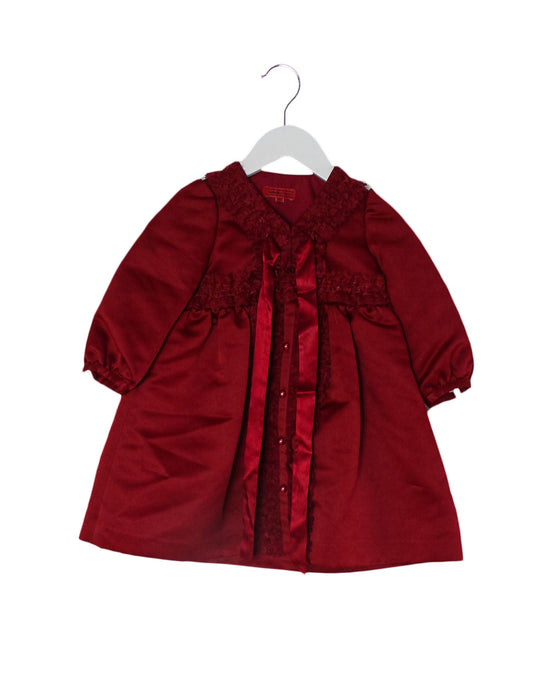 A Red Long Sleeve Dresses from Nicholas & Bears in size 12-18M for girl. (Front View)