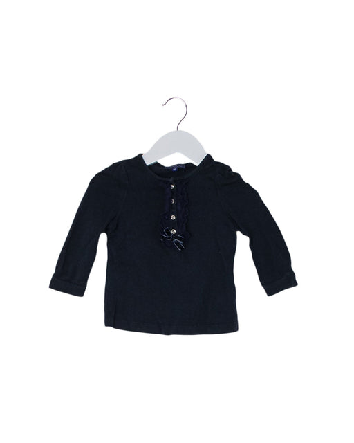 A Navy Long Sleeve Tops from Nicholas & Bears in size 12-18M for girl. (Front View)