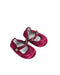A Burgundy Flats from Stuart Weitzman in size 0-3M for girl. (Front View)