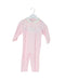 A Pink Long Sleeve Jumpsuits from Chickeeduck in size 6-12M for girl. (Front View)