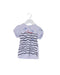 A Purple Short Sleeve Tops from Armani in size 12-18M for girl. (Front View)