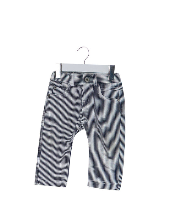 A Navy Casual Pants from Steiff in size 3-6M for boy. (Front View)