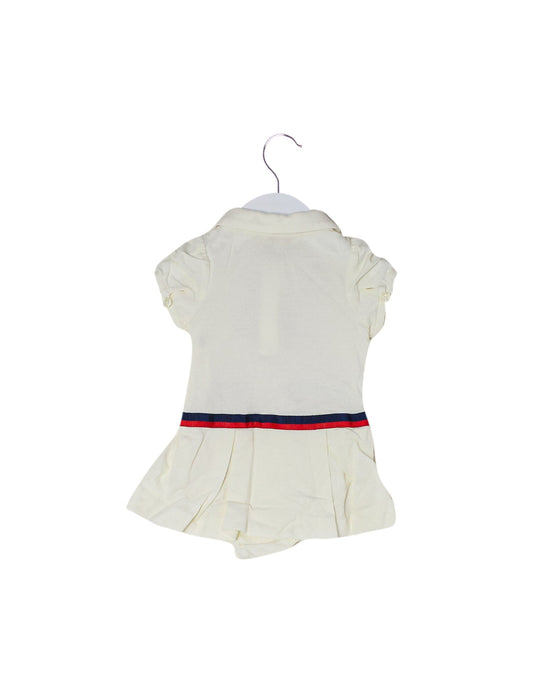 A Ivory Short Sleeve Bodysuits from Nicholas & Bears in size 6-12M for girl. (Back View)
