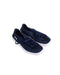 A Navy Sneakers from Under Armour in size 7Y for boy. (Front View)