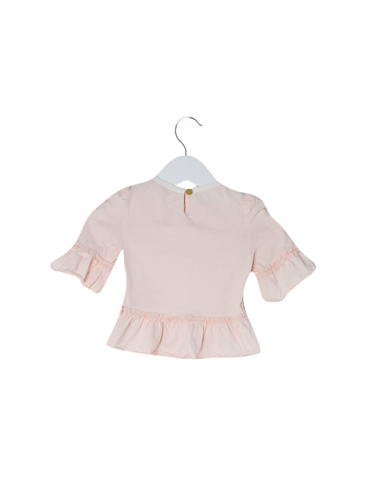 A Pink Long Sleeve Tops from Nicholas & Bears in size 6-12M for girl. (Back View)