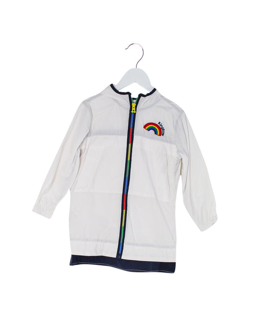 A White Lightweight Jackets from Kingkow in size 4T for neutral. (Front View)