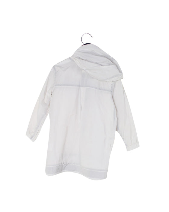 A White Lightweight Jackets from Kingkow in size 4T for neutral. (Back View)