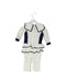 A Ivory Long Sleeve Jumpsuits from Ferrari in size 6-12M for girl. (Back View)