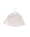 A Pink Long Sleeve Tops from Nanos in size 6-12M for girl. (Front View)