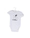 A White Short Sleeve Bodysuits from Karl Lagerfeld in size 3-6M for girl. (Front View)