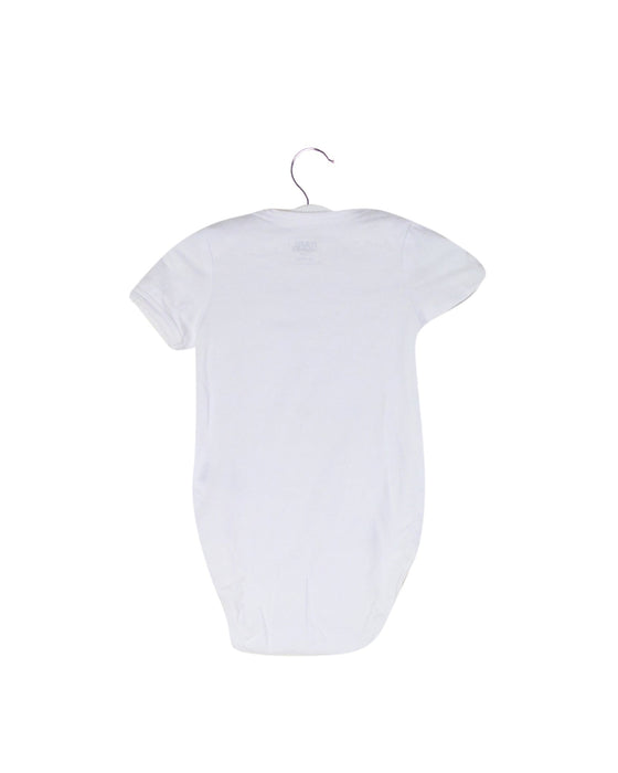 A White Short Sleeve Bodysuits from Karl Lagerfeld in size 3-6M for girl. (Back View)