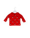 A Red Knit Sweaters from Jacadi in size 3-6M for girl. (Back View)